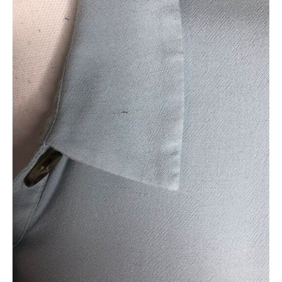 A.N.A A new approach Linen Blend Button Front Long Sleeve Drapy Shirt - Picture 6 of 8